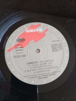 LP Vinilo 33 rpm 12 Combays Contigo