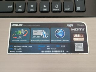 Portátil Asus para piezas