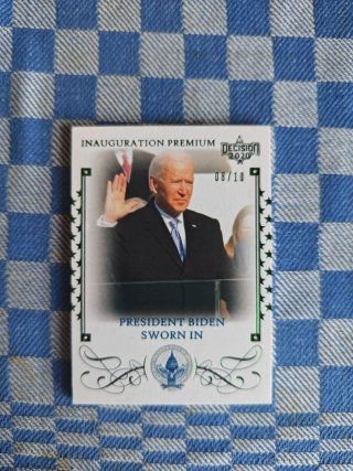 Carta Inauguración Premium Joe Biden 08/10