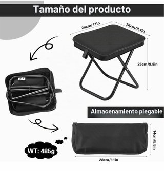 Taburete Plegable Gulxwis Camping 26cm