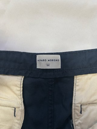 Pantalón de Álvaro Moreno Corto Azul Talla 44