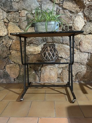 Mesa Auxiliar Vintage Años 70