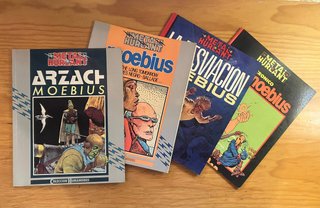 Moebius – 4 álbumes (Arzach, The Long Tomorrow...)