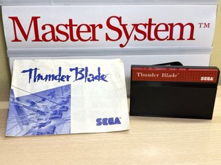 Thunder Blade SEGA Master System CIB
