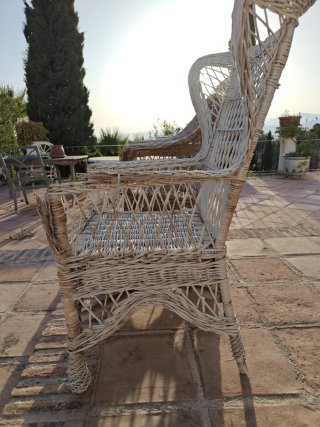 Pack 2 Sillones Mimbre Vintage (Restaurar)