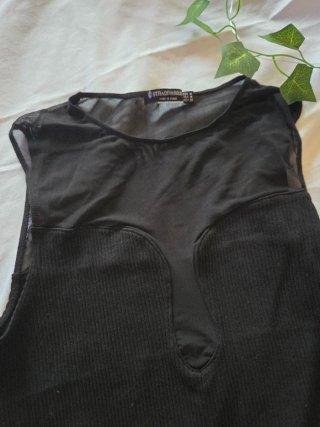 Conjunto de tops negro