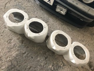 Soportes faros rallye BMW E21 323i