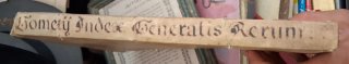 Repertorium seu Index Generalis 1693