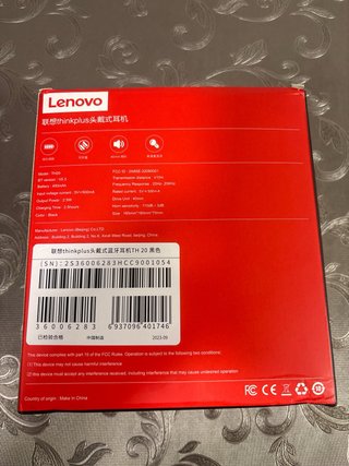 Auriculares Bluetooth Lenovo Thinkplus Negros