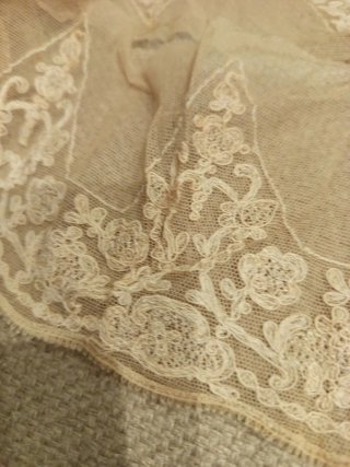 Encaje antiguo floral