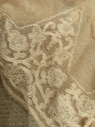 Encaje antiguo floral