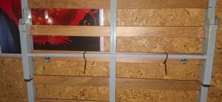 Somier metálico y de madera con patas