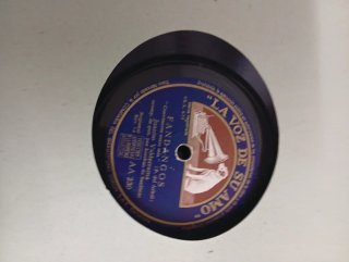Lote de discos de pizarra flamenco.
