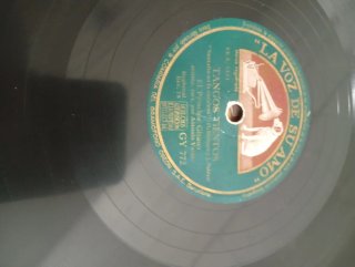 Lote de discos de pizarra flamenco.