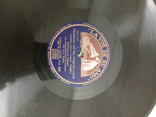 Lote de discos de pizarra flamenco.