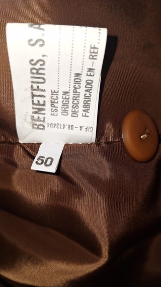 Chaqueta de cuero (Marrón claro)