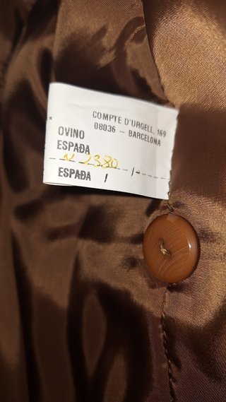 Chaqueta de cuero (Marrón claro)