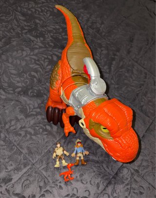 T-Rex Imaginext + figuras