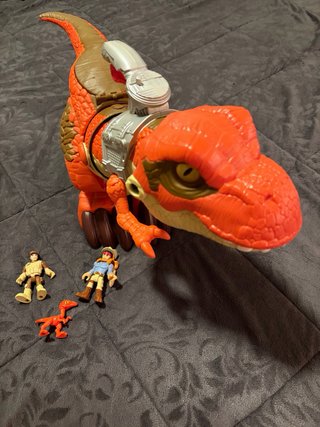 T-Rex Imaginext + figuras
