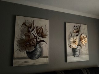 Cuadros XL Comedor Florales 60€ por unidad