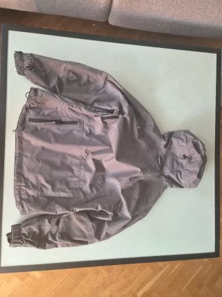 Chaqueta impermeable Caperlan gris