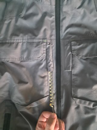 Chaqueta impermeable Caperlan gris