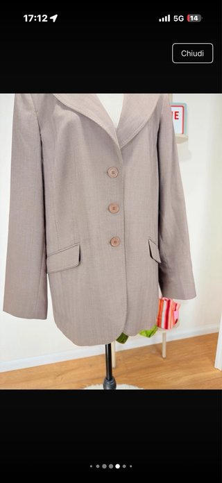 Blazer Marina Rinaldi tortora XL