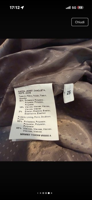 Blazer Marina Rinaldi tortora XL
