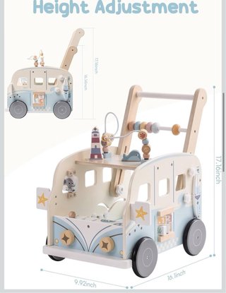 ROBUD Andador Bebes para Niños, Andador de Madera