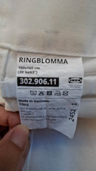 Estor Ringblomma Ikea Blanco