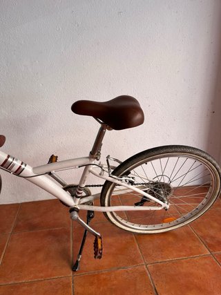 Bicicleta Btwin Poply 300 24 Blanca