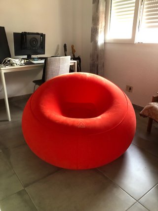 Sillón hinchable rojo XPLOR