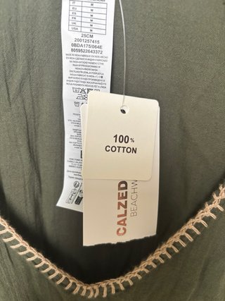 Abito corto verde Calzedonia taglia M