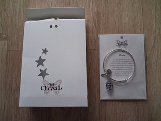 Pulsera Chrysalis Buda Plata Nueva
