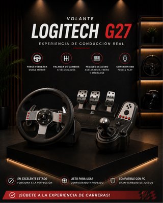 Volante Logitech G27 Force Feedback