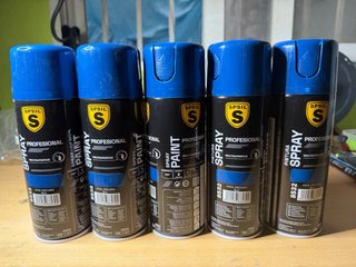 Lote 21 botes spray pintura