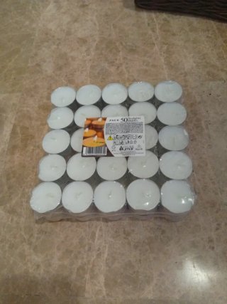 Pack 50 Velas Teelight Dobles