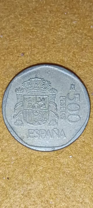 Lote 5 monedas 500 pesetas España