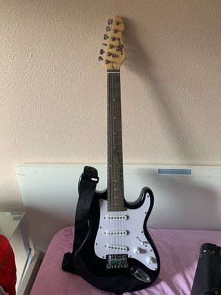 Guitarra Eléctrica Infantil + Amplificador Marshal