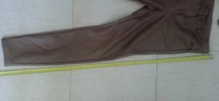 Pantalón polipiel marrón mujer Calzedonia