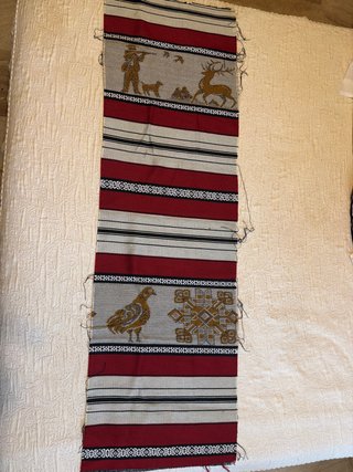 Retal Alpujarra Tejido Diseño Caza Ciervo