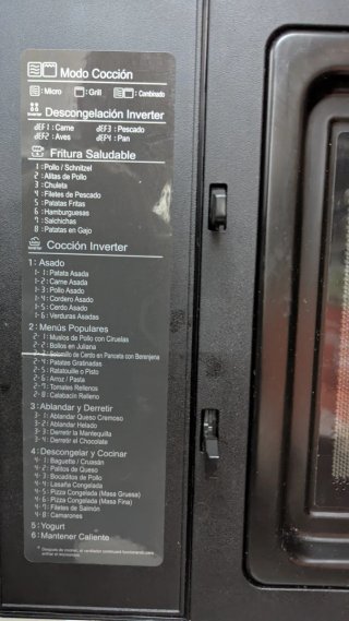 Microondas LG Inverter con Grill