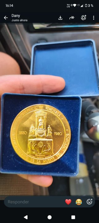 Medalla Venezuela 1830-1980