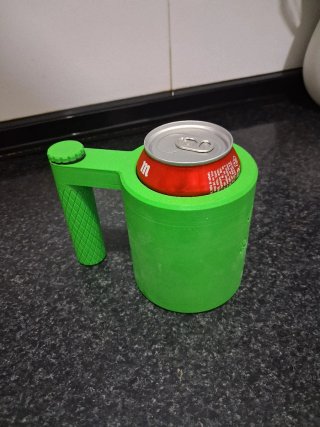 Taza enfriadora de lata.