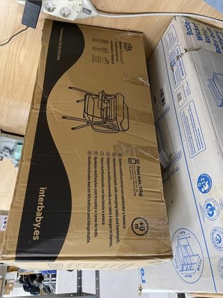 Interbaby Bañera Bebé Cambiador Plegable...