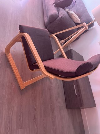 Sillón POÄNG IKEA madera abedul beige