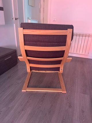 Sillón POÄNG IKEA madera abedul beige