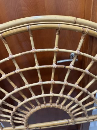 Cabecero de bambú semicircular 140cm