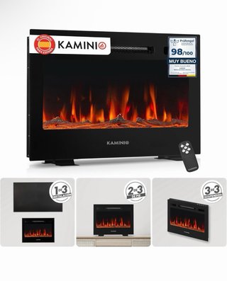 Chimenea eléctrica  24 “ nueva sin estrenar