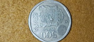 Lote 4 monedas España 500 Pesetas
